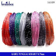 Kabel Serabut Tunggal @0,5 Hitam