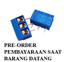 PRE-ORDER Terminal blok KF301 3 pin